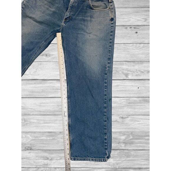 Carhartt Mens Jeans 40x30 Relaxed Fit Straight Medium Wash Blue Denim B460 DVB - Picture 6 of 8